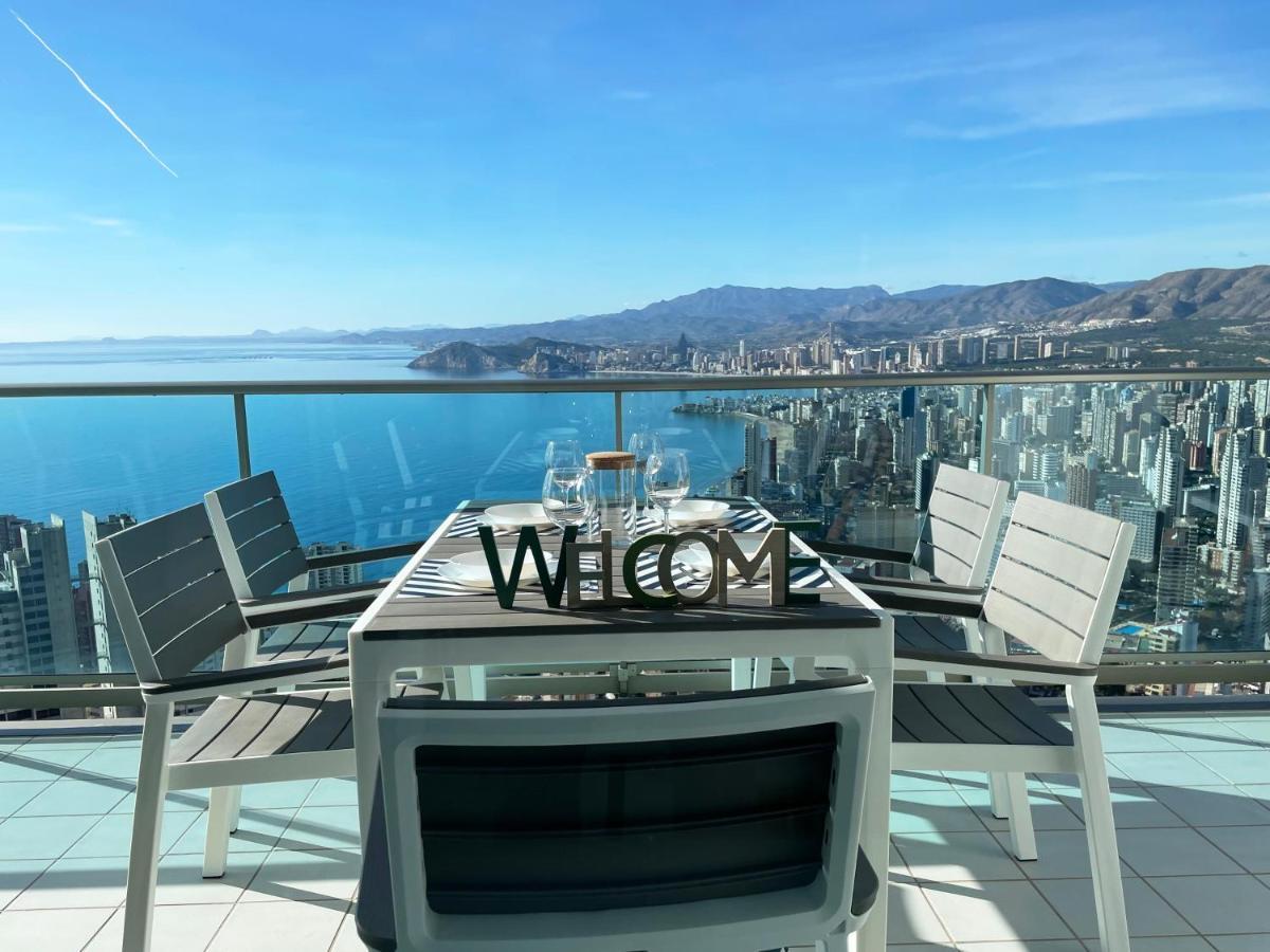 Appartamento Skyline 41 Gran Lujo, Terraza Grande Y Vistas Al Mar - Planta 41 Benidorm Esterno foto
