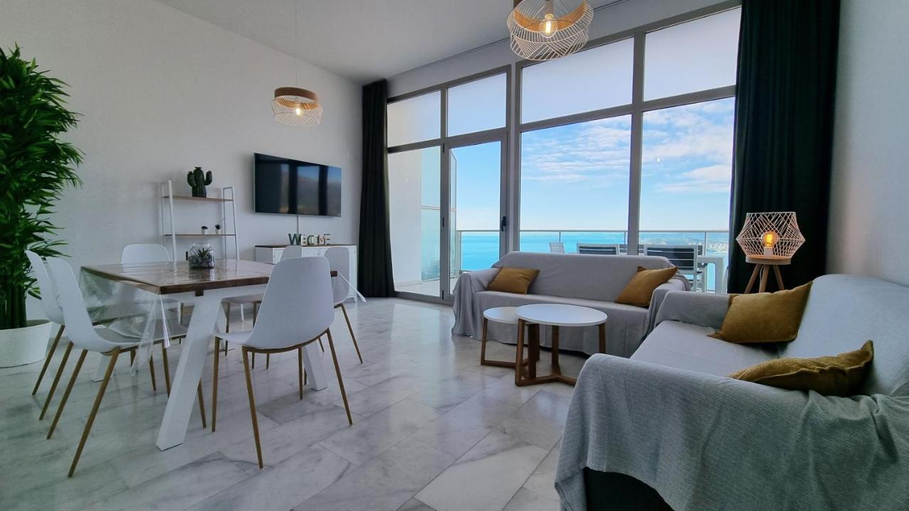 Appartamento Skyline 41 Gran Lujo, Terraza Grande Y Vistas Al Mar - Planta 41 Benidorm Esterno foto