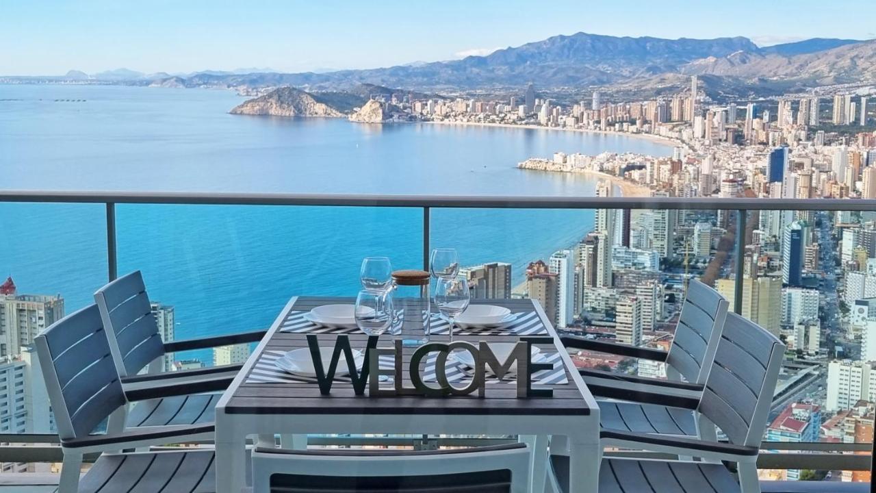 Appartamento Skyline 41 Gran Lujo, Terraza Grande Y Vistas Al Mar - Planta 41 Benidorm Esterno foto