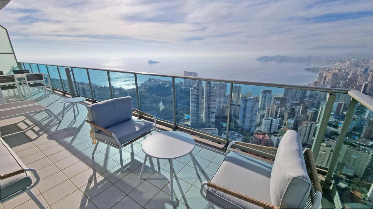 Appartamento Skyline 41 Gran Lujo, Terraza Grande Y Vistas Al Mar - Planta 41 Benidorm Esterno foto
